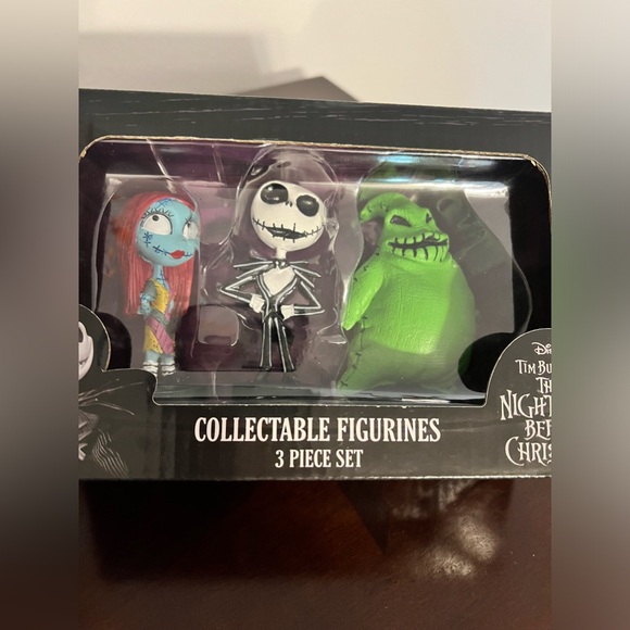 Nightmare Before Christmas Jack Skellington Sally Oogie 3 Figure Set Disney 3" - Picture 3 of 8